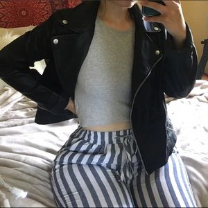 Forever 21 Black Faux Leather Jacket